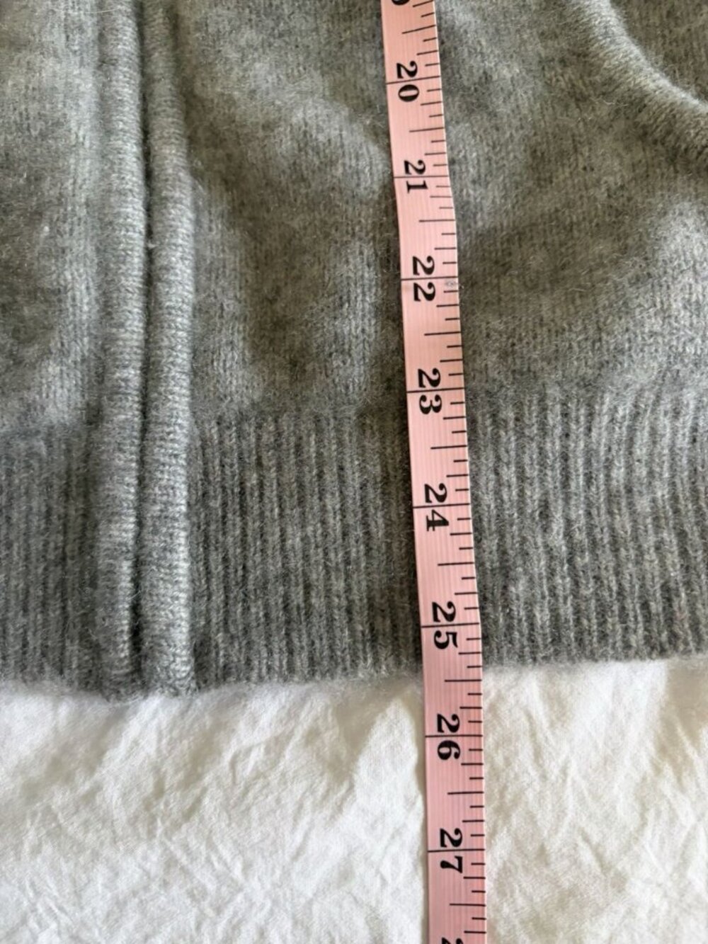 Quince Women’s Gray 100% Cashmere Full Zip Hoodie Sweater Size Small Pockets - Picture 8 of 8
